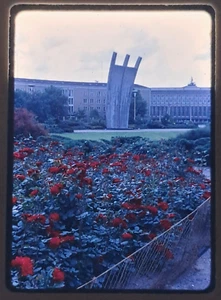 half frame slide Berlin Germany 1960's Building German marked mount - Picture 1 of 2
