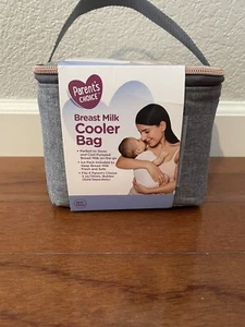 Parents Choice Breast Milk Cooler Bag 6.5 in x 6.5 in x 5 in Rose Gold Zipper - Picture 1 of 3