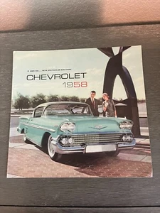 Brochure vendita Chevrolet Full Line Deluxe 1958 58 Chevy Bel Air Impala - Foto 1 di 9