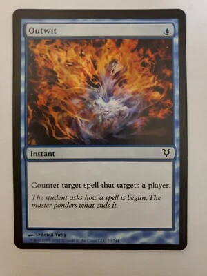 MTG Magic The Gathering Card Outwit Instant Blue Avacyn Restored  - Image 1 of 2