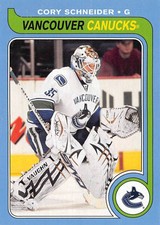 2008-09 O-Pee-Chee 1979-80 Retro Blank Backs #703 Cory Schneider