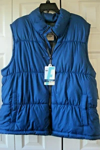Chaleco para hombre antiguo azul marino azul libre de escarcha talla XL - Imagen 1 de 2