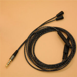 1.3m 3.5mm Jack Cable For iPhone Android To For Sennheiser IE8 IE 80 Headphone i