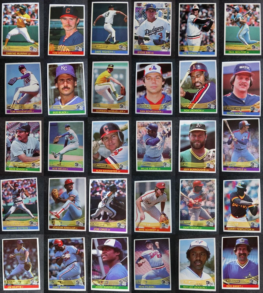 1984 Donruss Baseball Cards Complete Your Set You U Pick From List 221-440 - Image 1 of 1