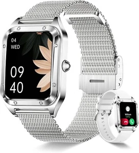Free Strap Smart Watch for Women Fitness Tracker 1.6'' Touchscreen Waterproof - Picture 1 of 8