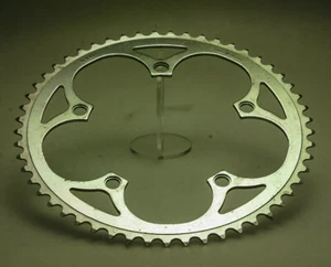 NOS VINTAGE SAKAE RINGYO SR 211 53T CHAIN RING SILVER 5 BOLT 130mm BCD Japan - Picture 1 of 2