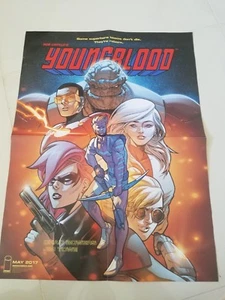 ROB LIEFELD'S YOUNGBLOOD PROMO POSTER 18" x 24" 2017 IMAGE COMICS NEW UNUSED! - Picture 1 of 1
