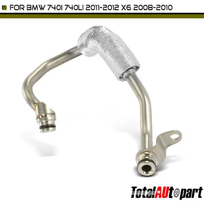 1x Línea de aceite turbocompresor para BMW 740i F02 740Li F01 2011-2012 X6 E71 2008-2010 Foto 1 de 4