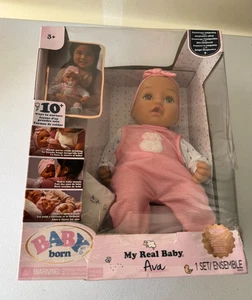 BABY Born My Real Baby Doll Ava – Interactive Doll w/ Light Brown Eyes (Read) - Picture 1 of 6
