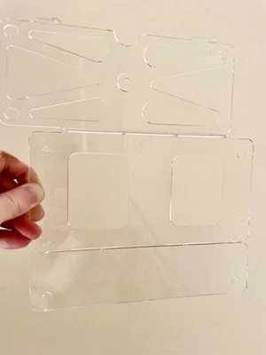 No Drill Required Black Cab Taxi License Plate Holder /Bracket - Image 1 of 4