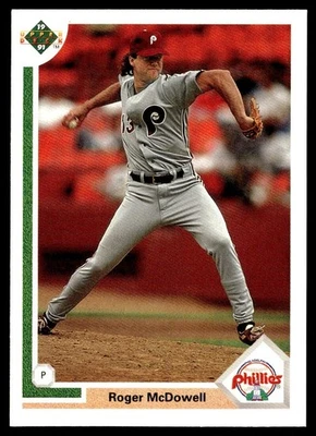 1991 Upper Deck Roger McDowell Philadelphia Phillies #406 - Image 1 of 2