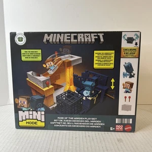 Minecraft Mini Modo Rise of the Warden Juego Incluye Figuras de Steve y Warden - Imagen 1 de 4