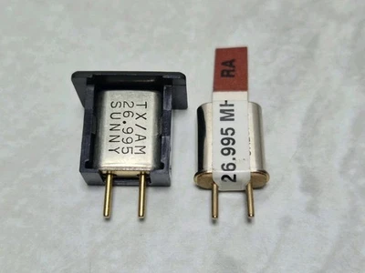 Radio Control RC AM 27MHz Crystals Matching Pair X-Tal Vintage Acoms Radio Gear - Image 1 of 4