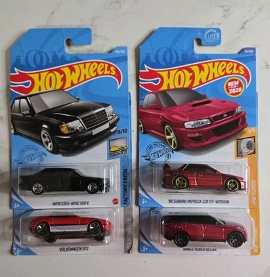 Hot Wheels | Subaru | Volkswagen | Range Rover | Lote Mercedes Benz Foto 1 de 4