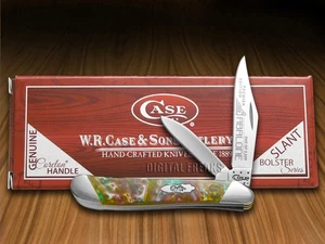 Case xx Knives Peanut Slant Series Abalone Corelon 1/2500 S9220AB - Picture 1 of 4