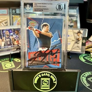 2024 Panini Prospect Edition Rintaro Sasaki #14 Ping! BGS authentic autograph - Picture 1 of 3