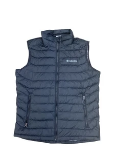 Columbia White Out Omni-Heat Puffer  Vest Mens Size L XO0482 - Picture 1 of 3