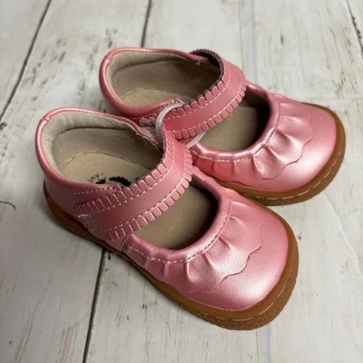 Zapatos Livie and Luca Ruche Shell Rosa Mary Jane Niño Talla 4 Foto 1 de 4