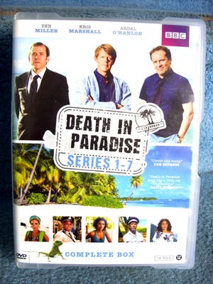 Death in Paradise Series 1-7 (DVDR2) 14Discs 2018 Kris Marshall 2800mins - Image 1 of 4