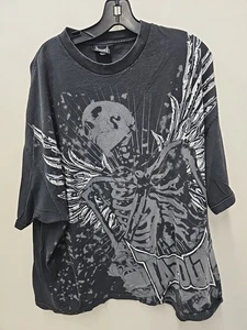 Tapout Shirt Mens 3XL XXXL Black MMA Graphic Grunge Faded Y2K Vintage - Picture 1 of 4