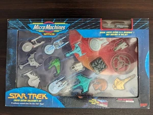 Micro Machines Space Star Trek Limited Edition Collectors Set 1993 Galoob NEW - Picture 1 of 5