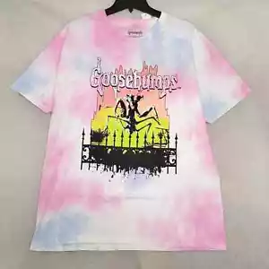 Goosebumps Shirt Mens Extra Large Pink Tie Dye Mantis Shock Street Halloween NWT - Picture 1 of 11