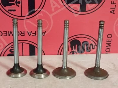 ALFA ROMEO ALFASUD Ensemble 2 Soupapes D'Admission + 2 Soupapes D'Échappement - Photo 1/4
