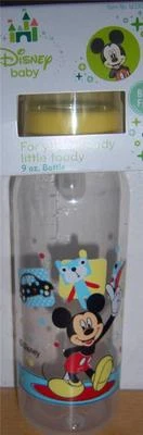 BOTELLA DISNEY MICKEY MOUSE O MINNIE MOUSE 9 oz, Baby Shower, pastel de pañales Foto 1 de 2