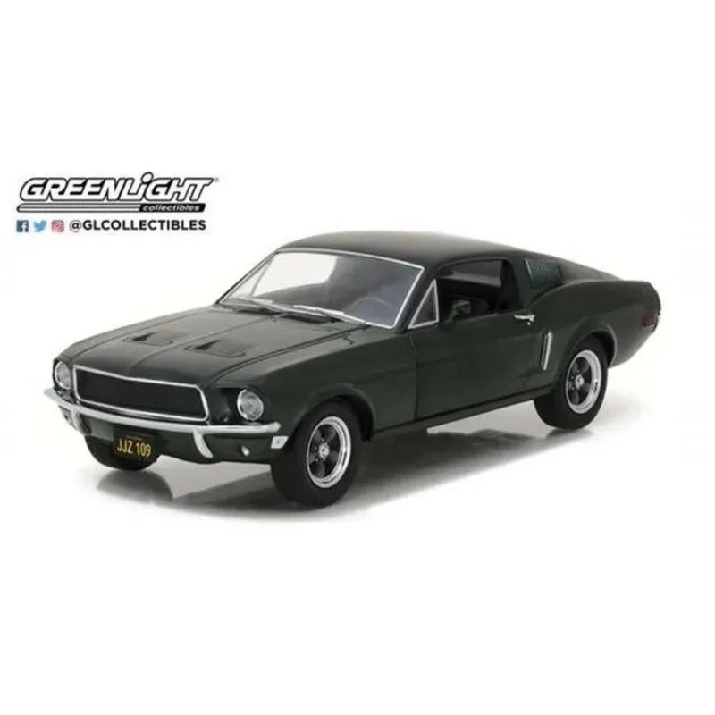 Ford Mustang GT Fastback Film Bullit 1/24 1968 Verde Highland - Greenlight 84038