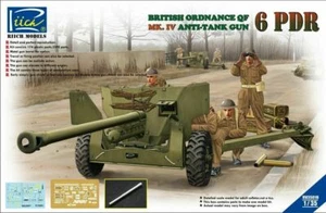 Riich Models RV35018 1/35 British Ordnance QF 6 Pdr MK.IV Anti-Tank Gun - Picture 1 of 1