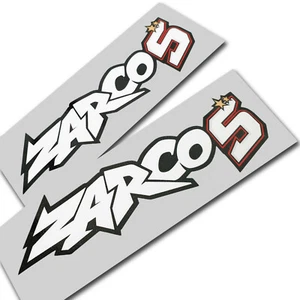 Johann Zarco 5 Moto GP Motorcycle Decals Stickers Graphics x 2 pieces NEW STYLE - Picture 1 of 3