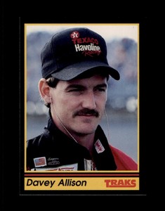 1991 Traks Racings Cards #156 Davey Allison  SET BREAK 