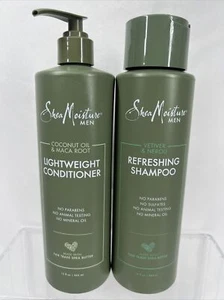 (2) Champú y acondicionador refrescante Shea Moisture Men 15 oz ¡ENVÍO COMBINADO!�� - Imagen 1 de 2