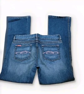 Juniors/Women's U.S.Polo Assn. Bootcut jeans Pink Embroidered Back Pockets 13/14 - Picture 1 of 14