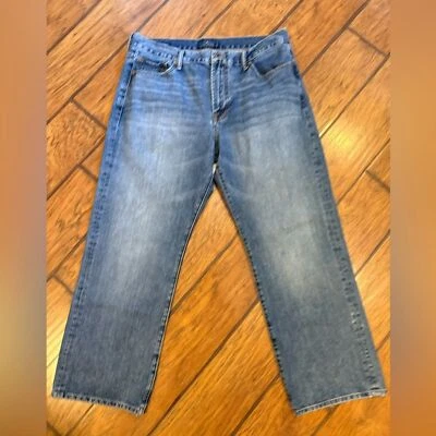 Lucky Brand Vaqueros Hombre 36x30 (etiqueta 38x30) Azul 181 Relajado Recto Algodón Foto 1 de 4