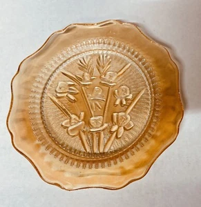 Vintage Marigold Jeanette Iris Carnival Glass 5 1/2” Plate - Picture 1 of 3