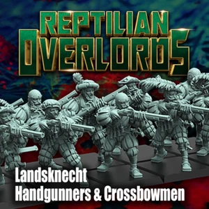 Reptilian Overlords Landsknecht Handgunners - Picture 1 of 3