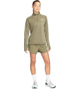 Nike Tempo Women's Brief-Lined Running Shorts Olive CU8890-224 Size XS $32 - Picture 1 of 6