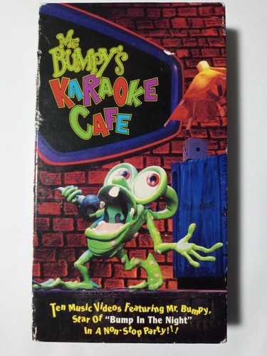 Mr Bumpy's Karaoke Cafe VHS Tape 1994 Claymation Rare Cult OOP Bump In ...