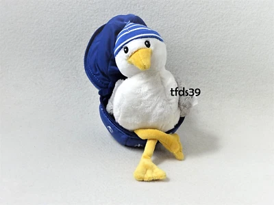 HENNES & MAURITZ H&M Möwe im Plüschei Stofftier Schlenkertier Kuscheltier Stoffei 🐤 Vogel (T152)