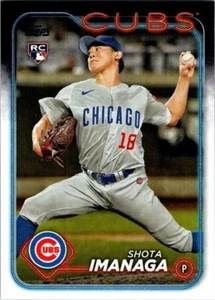 2024 TOPP SERIES 2 BASEBALL #442 SHOTA IMANAGA ROOKIE CARD CUBS - Picture 1 of 2