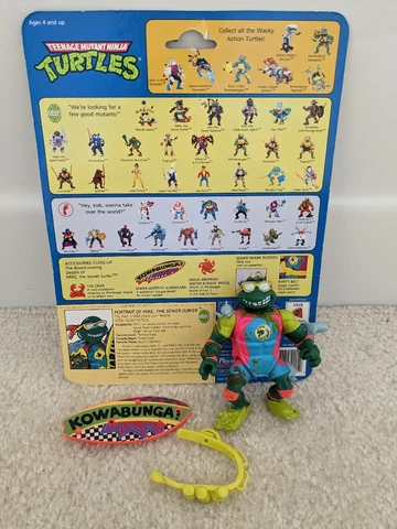 Playmates Teenage Mutant Ninja Turtles Mike, The Sewer Surfer Action Figure Cover