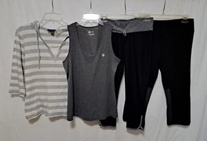 Bulk Lot Women's Activewear Clothing Size 10 S Leggings Singlet Top Hooded Top - Picture 1 of 17