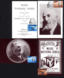 Insel Man 278/81 Maximumkarten Europäisches Jahr der Musik - Picture 1 of 1