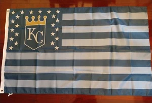 Kansas City Royals 3x5 American Flag. US seller. Free shipping within the US!!! - Picture 1 of 3