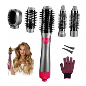 Hair Dryer Brush 5 in 1 Air Styler High-Speed Negative Ionic Hair Dryer - Picture 1 of 8