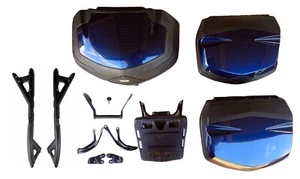 Triumph Sprint ST 1050 Motorcycle Lockable Storage Panniers x3 + Mounts Brackets - Picture 1 of 19