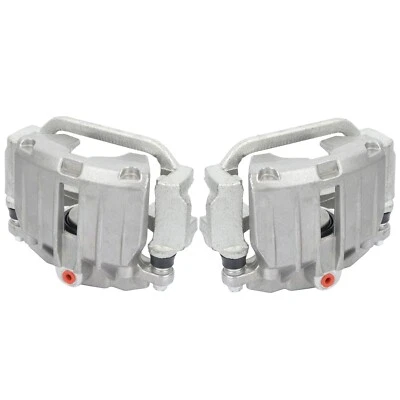 Par de pinzas de freno traseras con juego de soportes para Chevrolet Silverado 1500 1999-2002 Foto 1 de 4