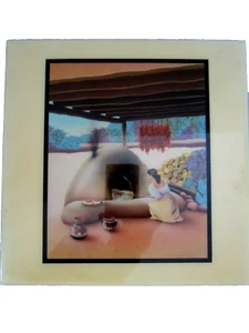 Southwest Ceramic Tile Easel Art-ROBERT ARNOLD Harmony Design-A DAYS BREAD - Picture 1 of 6