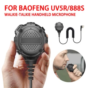 PTT Lautsprecher Mikrofon Walkie Talkie Zubehör für Baofeng UV-5R BF-888S - Bild 1 von 13